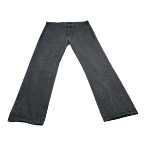 Cambridge Classics Straight Fit Men's Charcoal‎ Gray Denim Jeans W36 L30